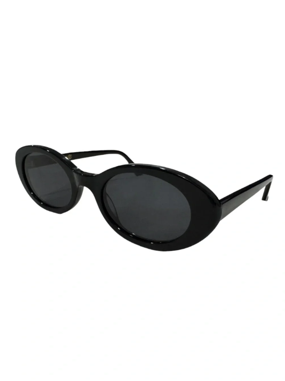 Classic Black Oval Women's Sunglasses